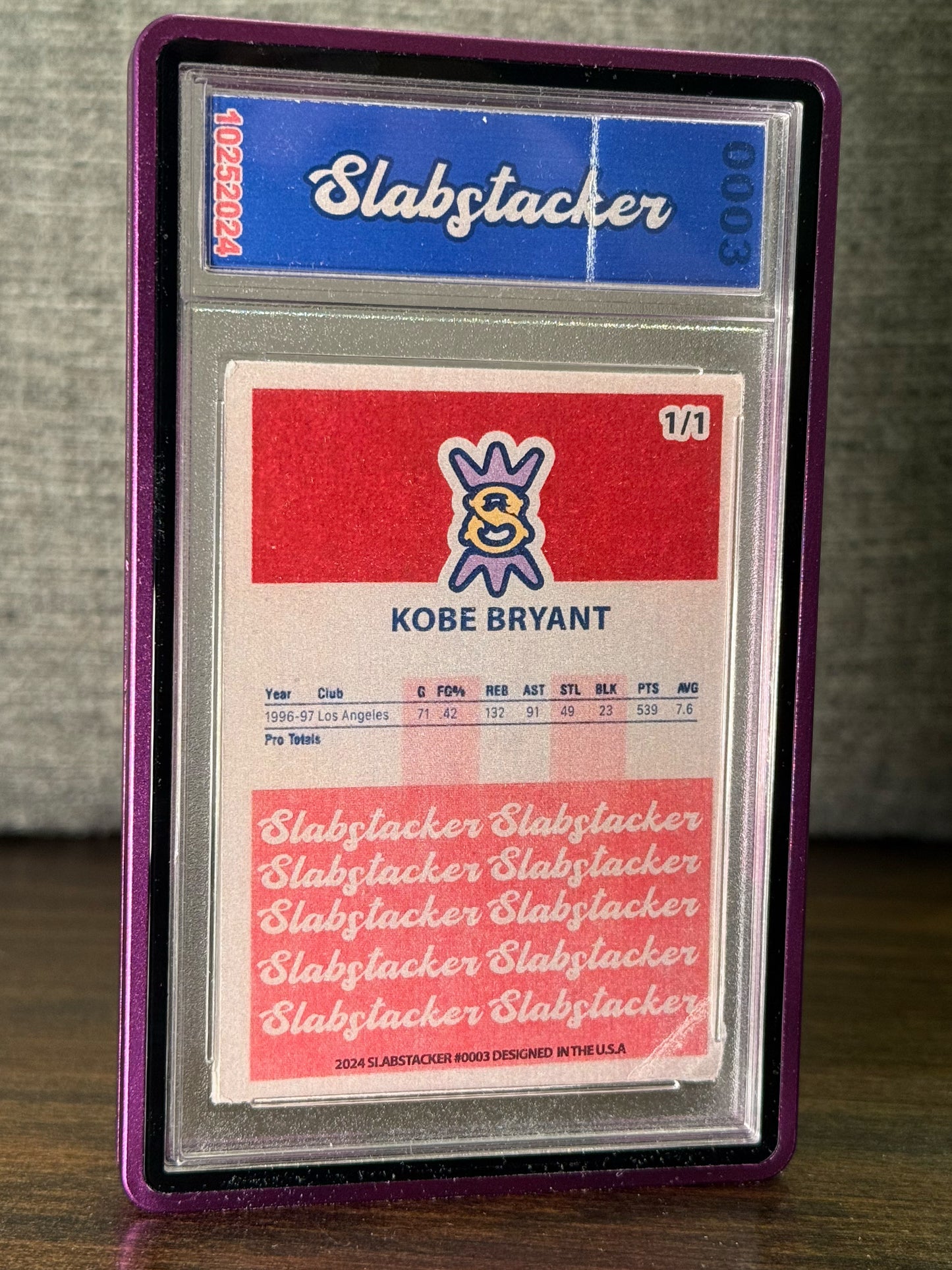 "GOATED / KOBE BRYANT" - (SUPER RARE) 1/1